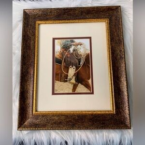 Rustic Brown Framed Western Art Print